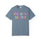5rd Grade Teacher T-Shirt — "Big Hearts Shape Little Minds" Colorful School Teacher Tee