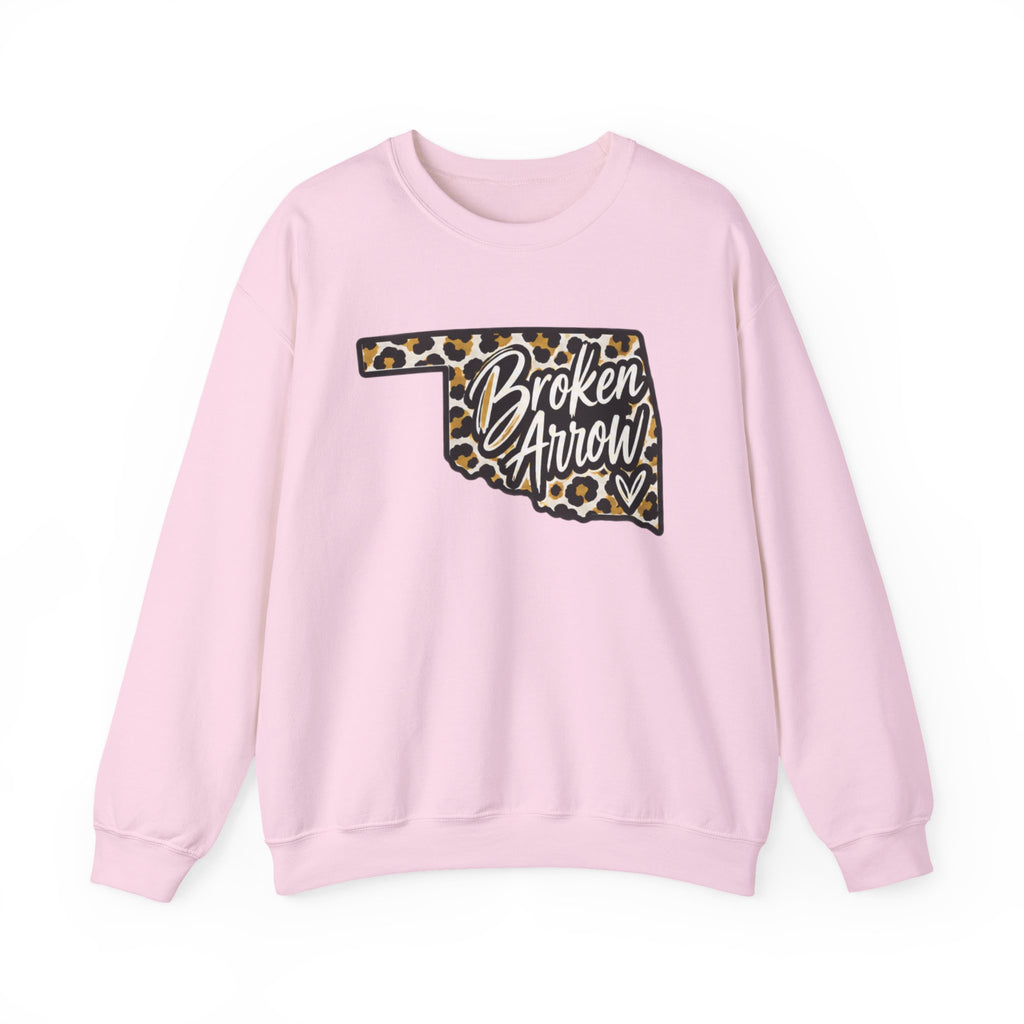 Broken Arrow Leopard State Crewneck Sweatshirt