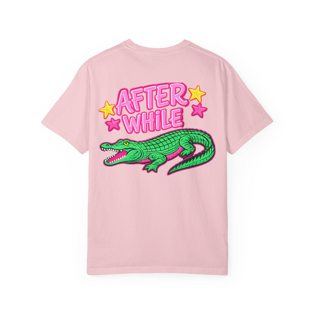 Later, After While Crocodile T-Shirt — Retro Neon Alligator Graphic Tee