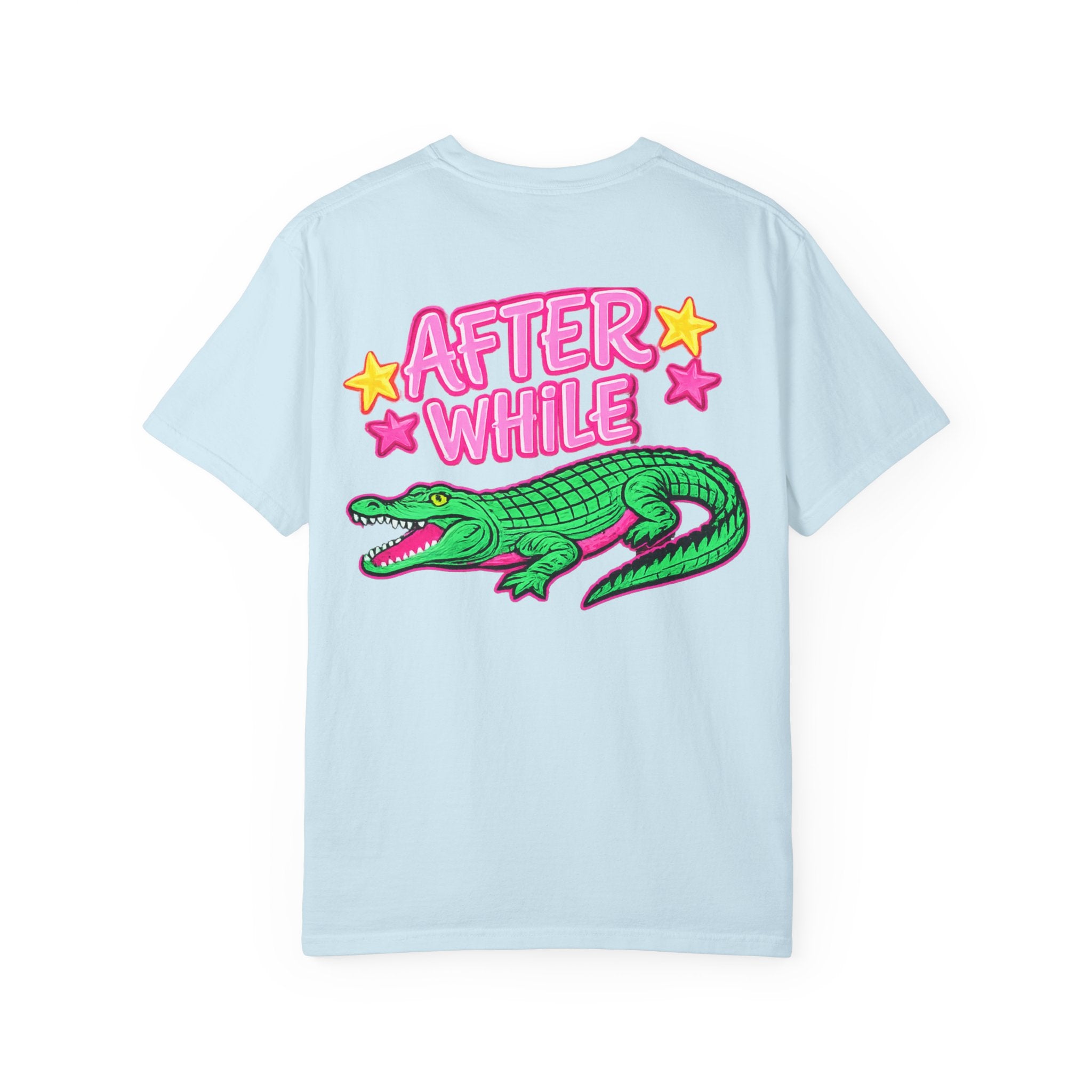 Later, After While Crocodile T-Shirt — Retro Neon Alligator Graphic Tee