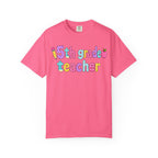 5rd Grade Teacher T-Shirt — "Big Hearts Shape Little Minds" Colorful School Teacher Tee