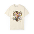 Cross & Ribbon T-Shirt — Jesus is With Us Graphic Tee