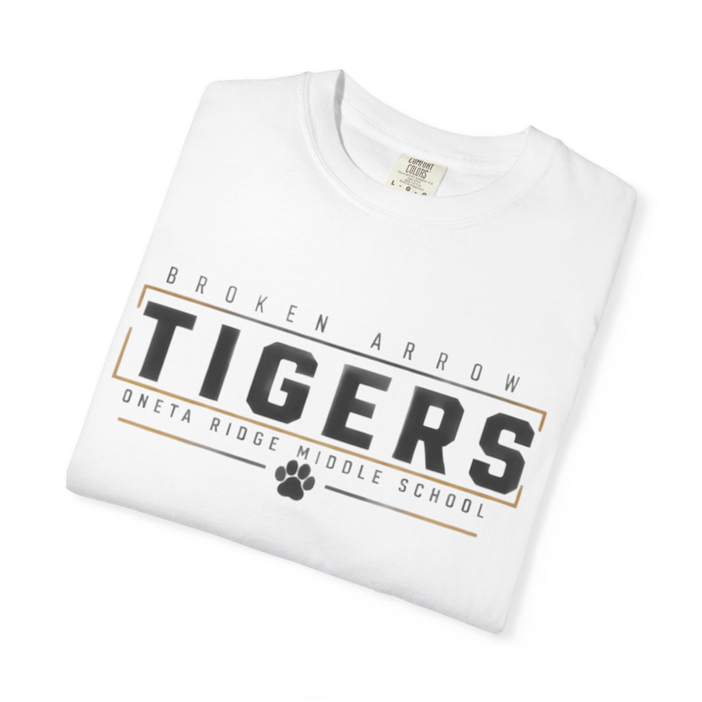 Tigers School Spirit T-Shirt — Broken Arrow Oweta Ridge Middle School Paw Print