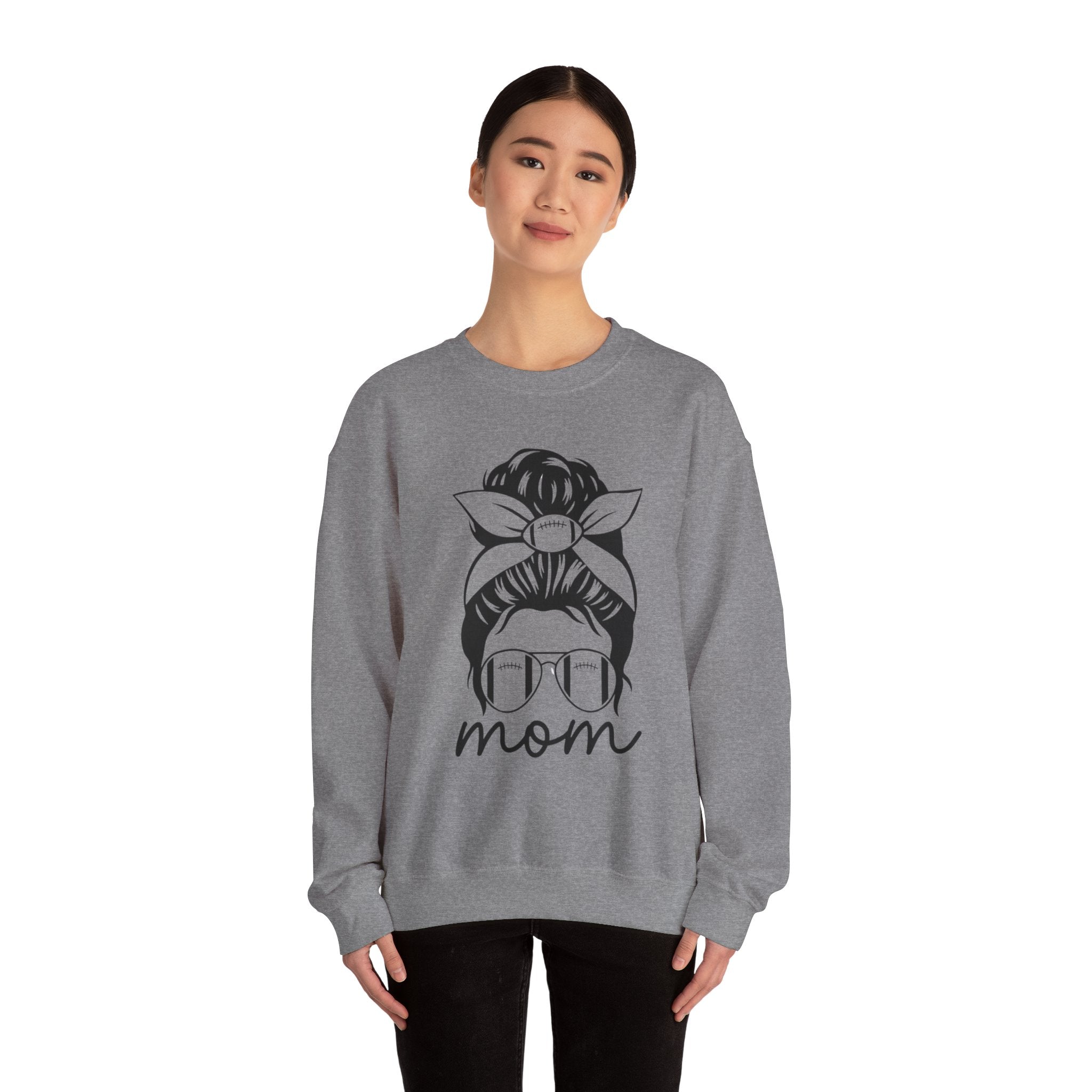 Mom Life Unisex Crewneck Sweatshirt football