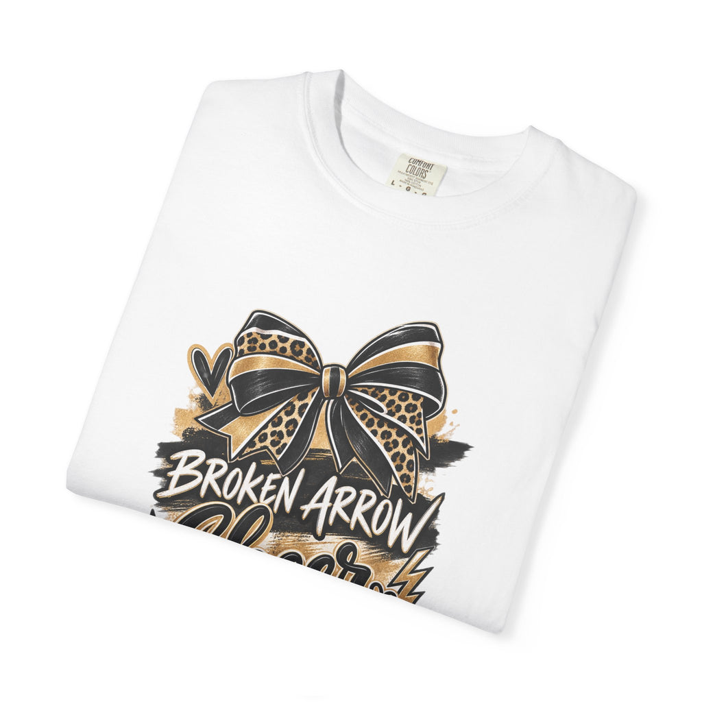 Broken Arrow Cheer T-Shirt — Pom, Megaphone & Bow Graphic