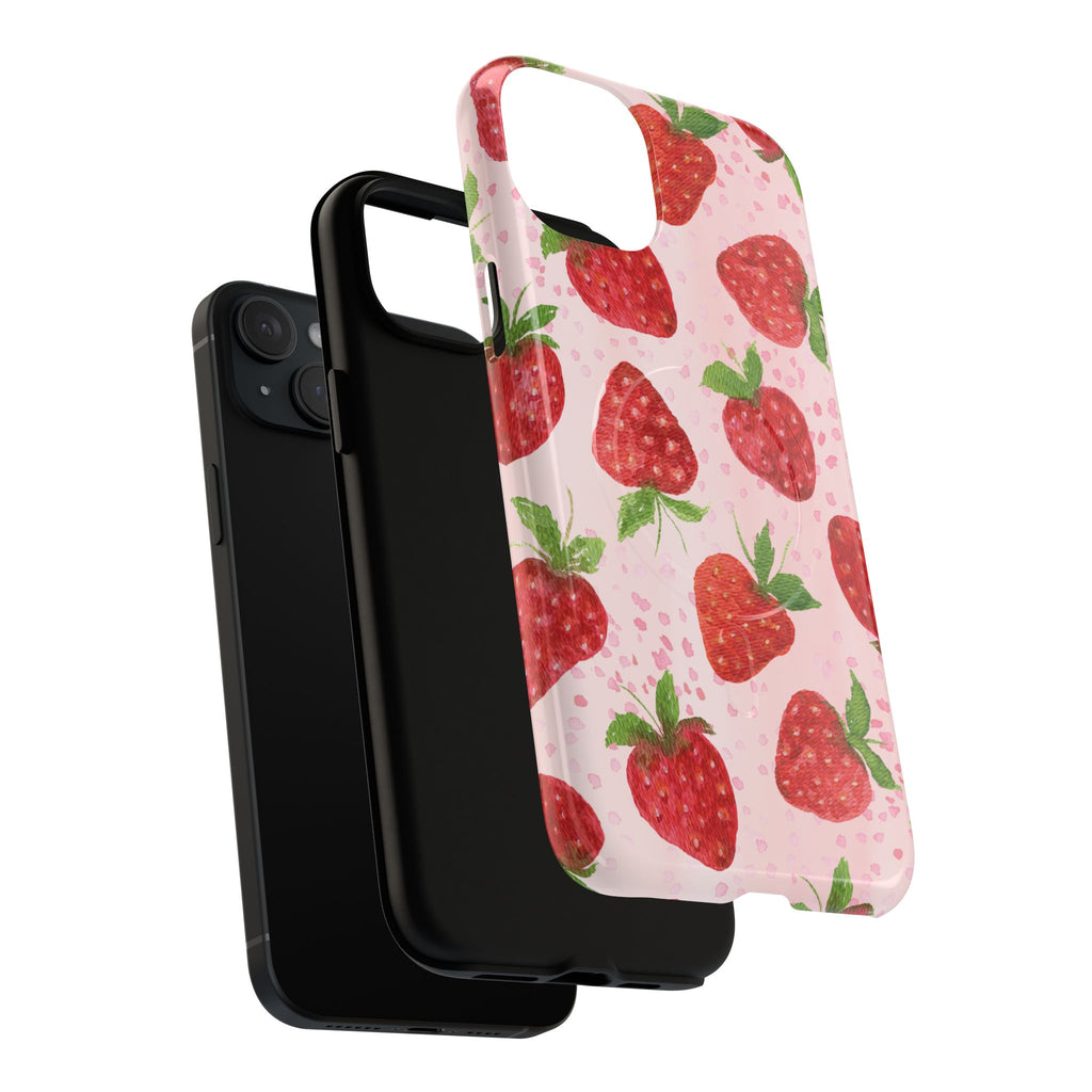Strawberry Tough Magnetic Phone Cases