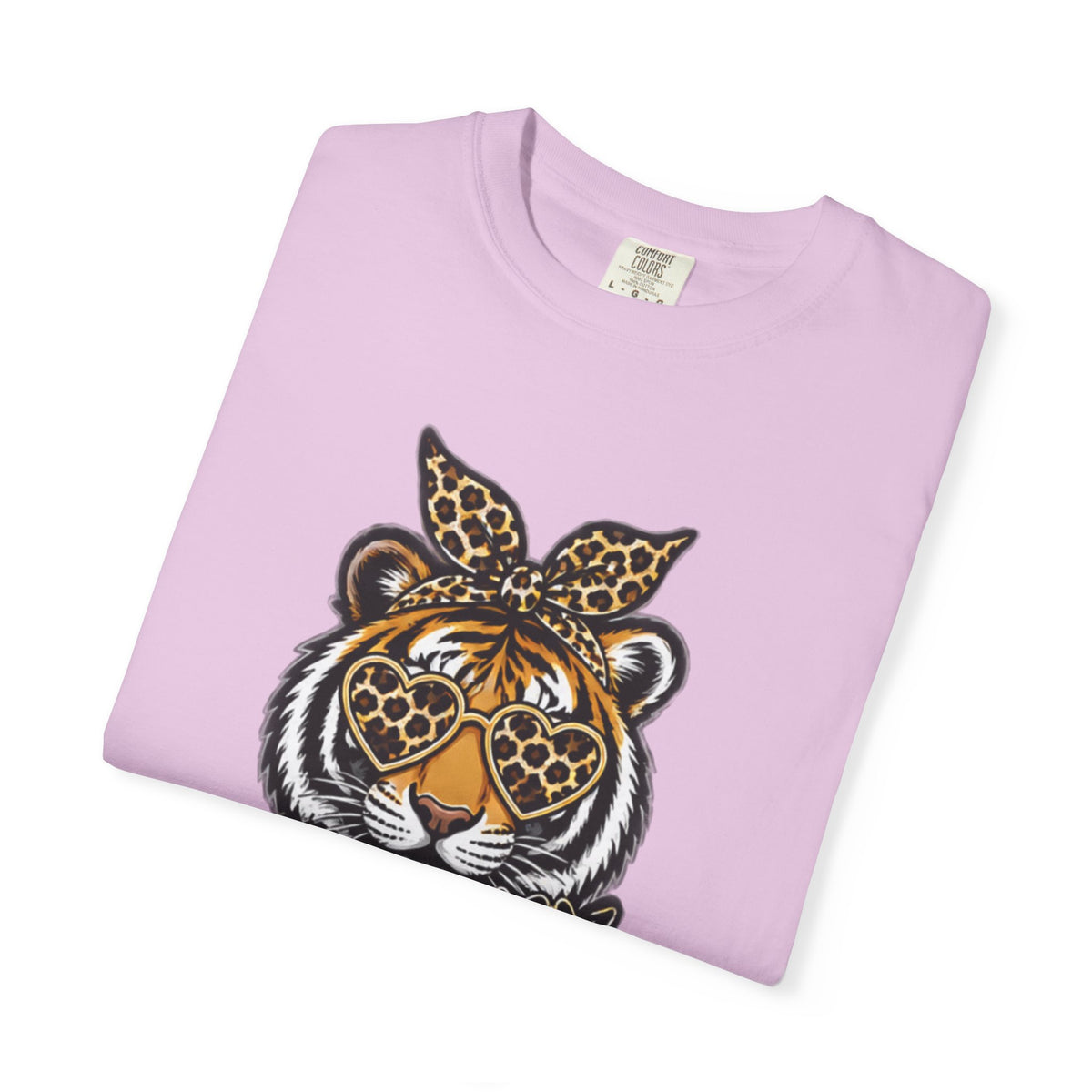 Tigers Leopard-Print Tiger Graphic Tee