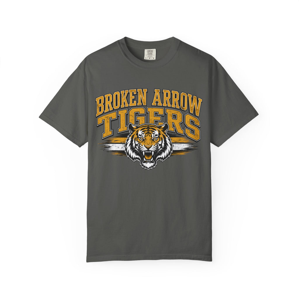 Broken Arrow Tigers Vintage Tiger Head T-Shirt