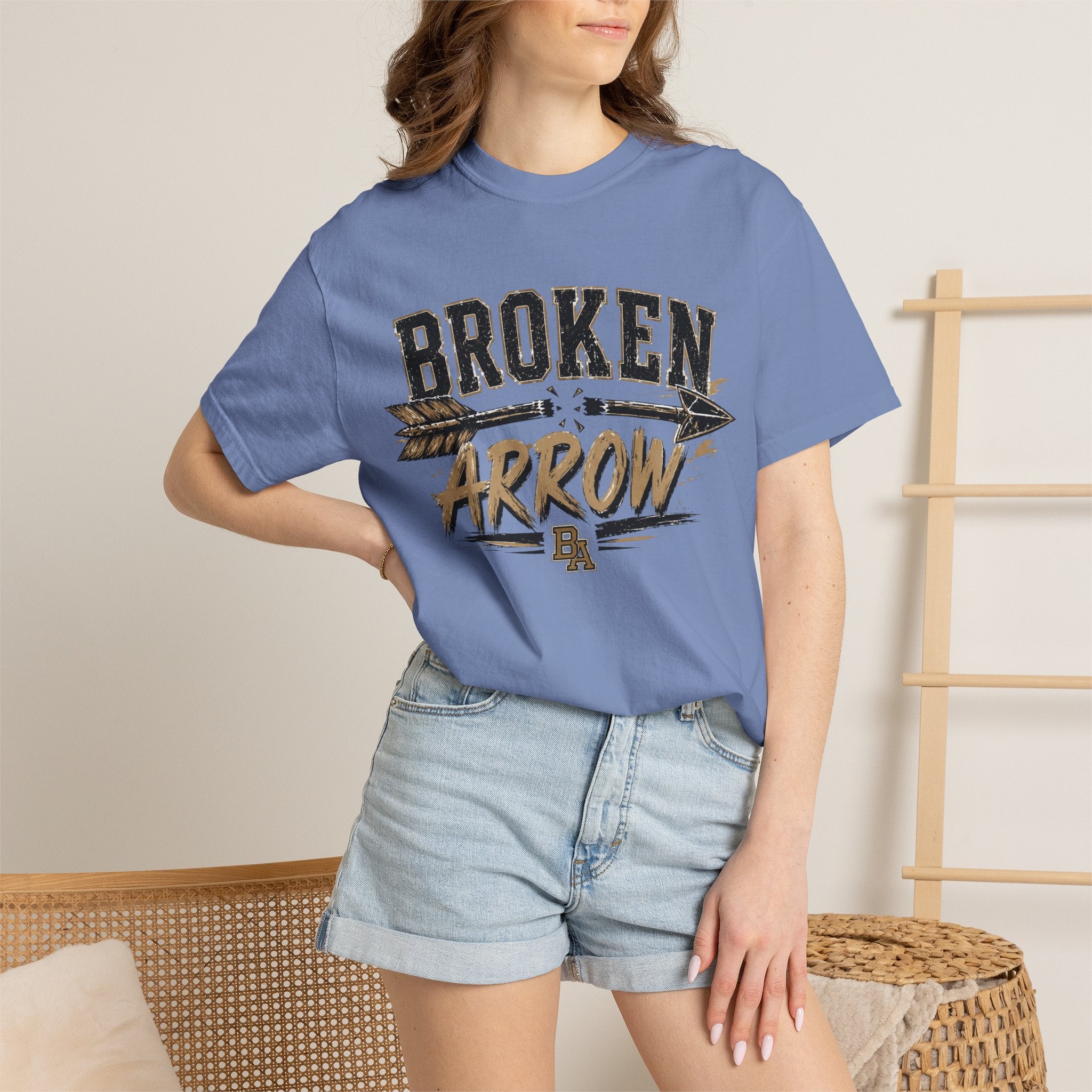 Broken Arrow Graphic T-Shirt — Rustic Arrow Logo Tee