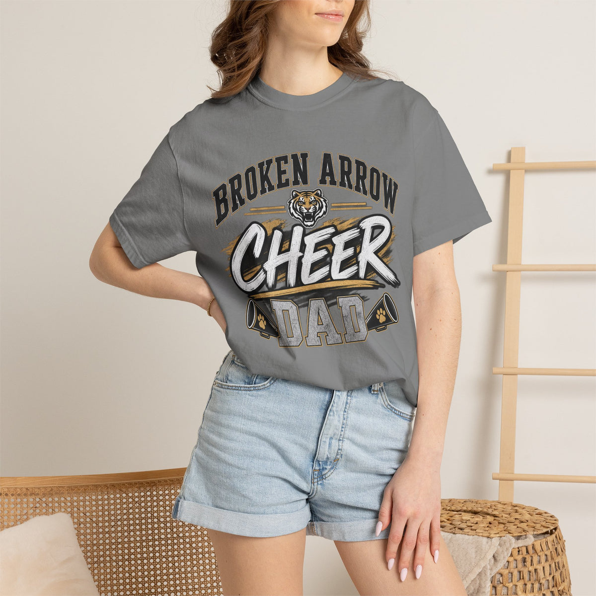 Cheer Dad T-Shirt — Broken Arrow High School Spirit Tee