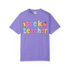 Pre k Teacher T-Shirt — "Big Hearts Shape Little Minds" Colorful School Teacher Tee