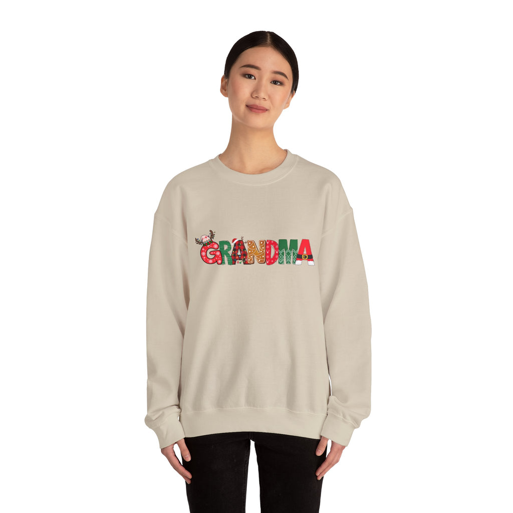 Festive Grandma Crewneck Sweatshirt