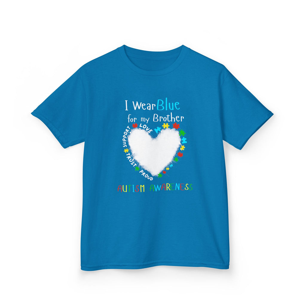 I wear blue for my brother