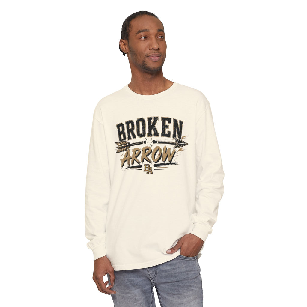 Broken Arrow Long Sleeve T-Shirt – Vintage Arrow Graphic