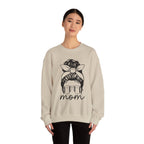 Mom Life Unisex Crewneck Sweatshirt football