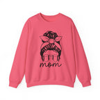 Mom Life Unisex Crewneck Sweatshirt football