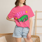 Later, After While Crocodile T-Shirt — Retro Neon Alligator Graphic Tee