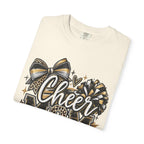 Cheer Mom T-Shirt — Pom-Pom & Megaphone Design for Cheerleading Parents