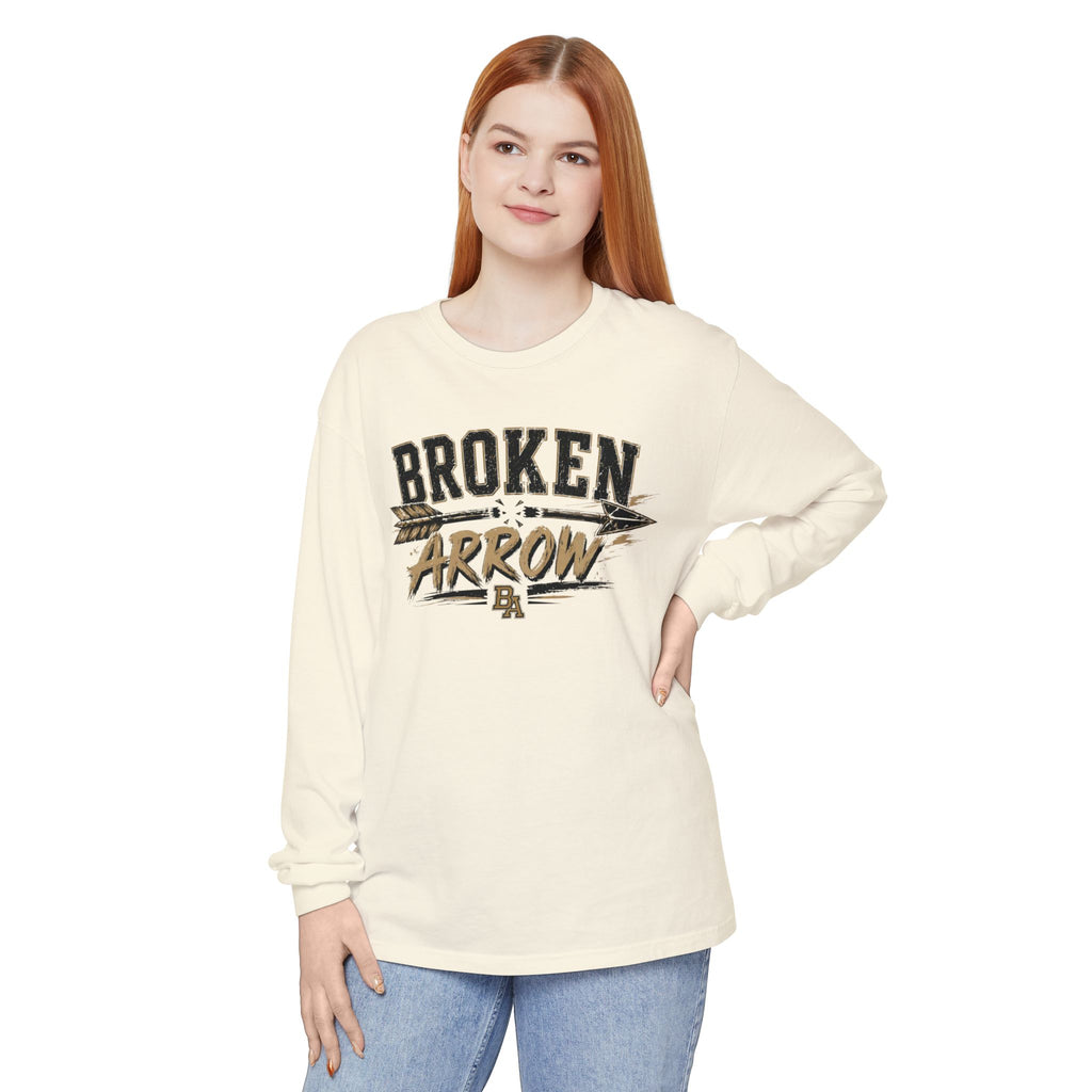 Broken Arrow Long Sleeve T-Shirt – Vintage Arrow Graphic
