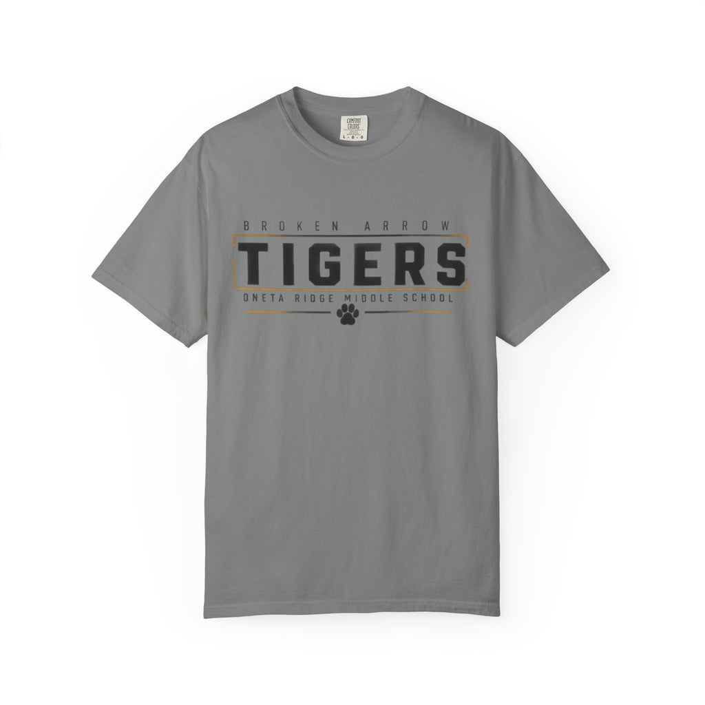 Tigers School Spirit T-Shirt — Broken Arrow Oweta Ridge Middle School Paw Print
