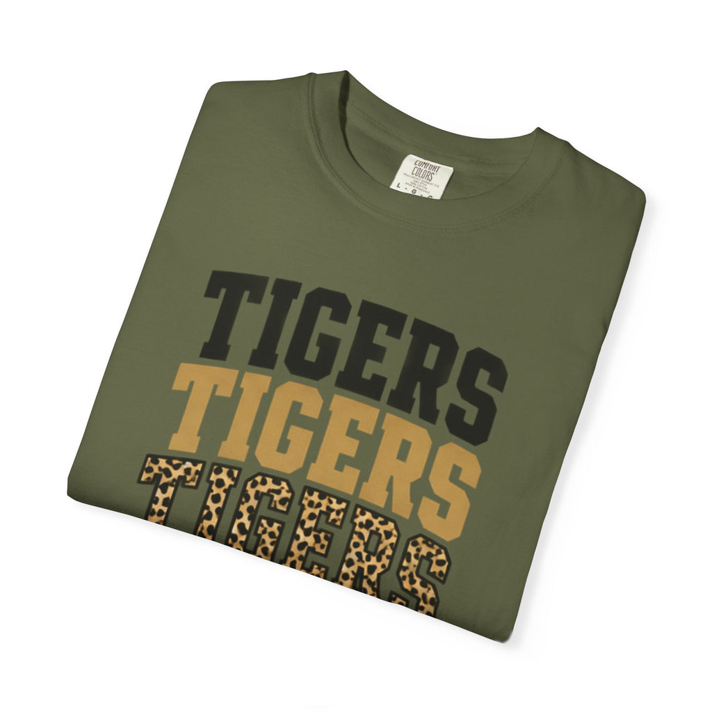 Tigers Graphic T-Shirt — Oneta Ridge Leopard Print School Spirit Tee
