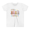 Youth Tee - "It's Not a Disability, It's a Different Ability" Rainbow Animals Autism Awareness Shirt