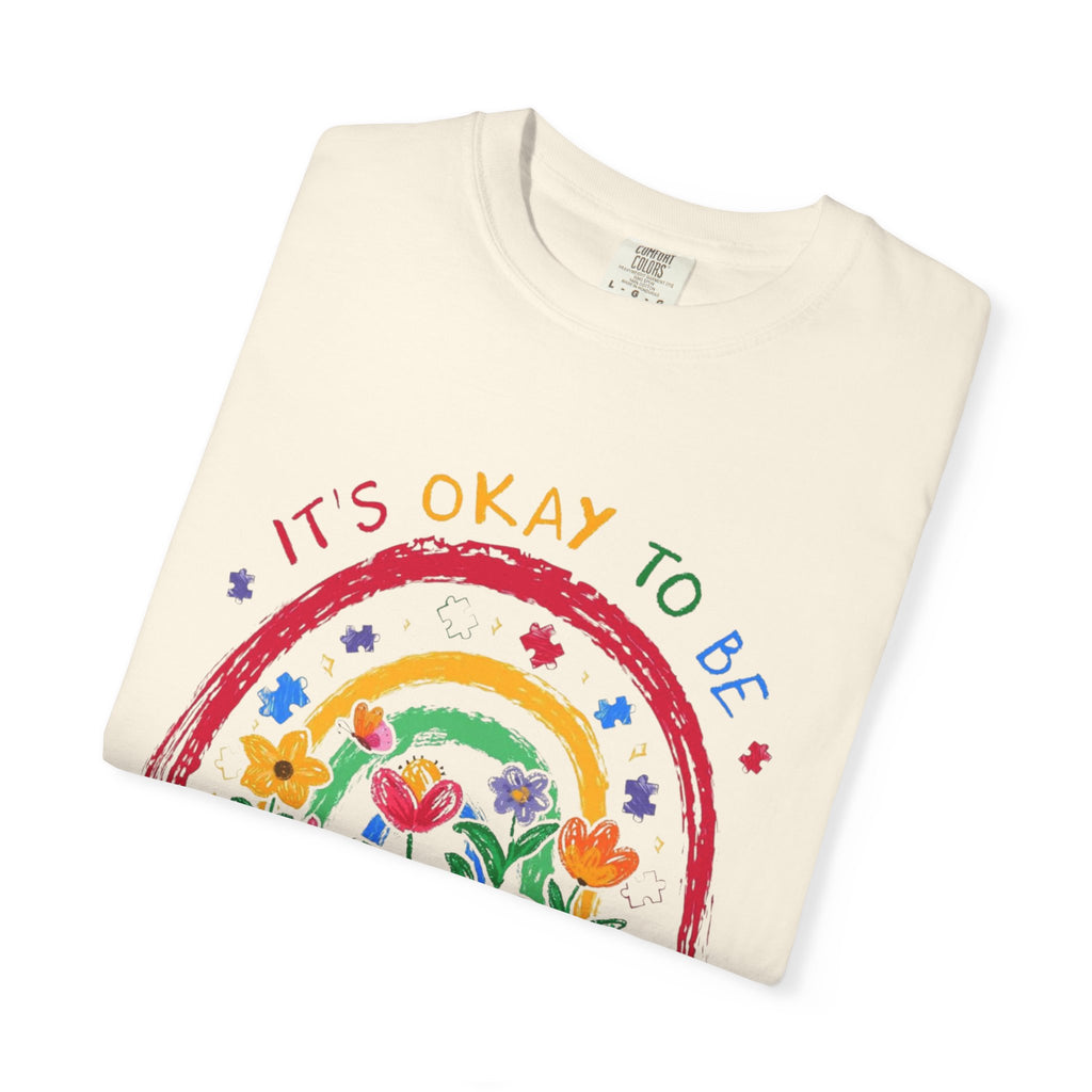 It's Okay To Be Different T-Shirt — Rainbow Autism Awareness Tee