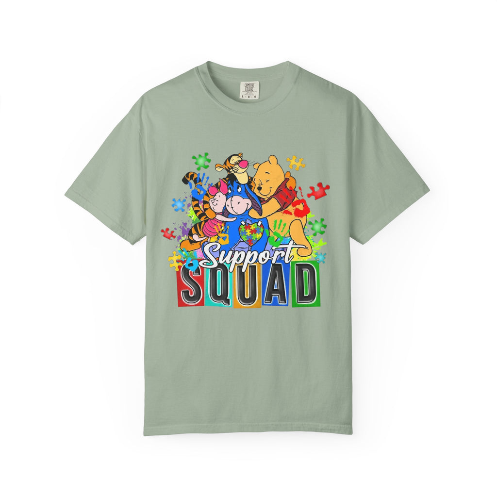 Support Squad T-Shirt — Winnie the Pooh Autism Awareness Tee