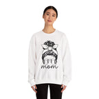 Mom Life Unisex Crewneck Sweatshirt football