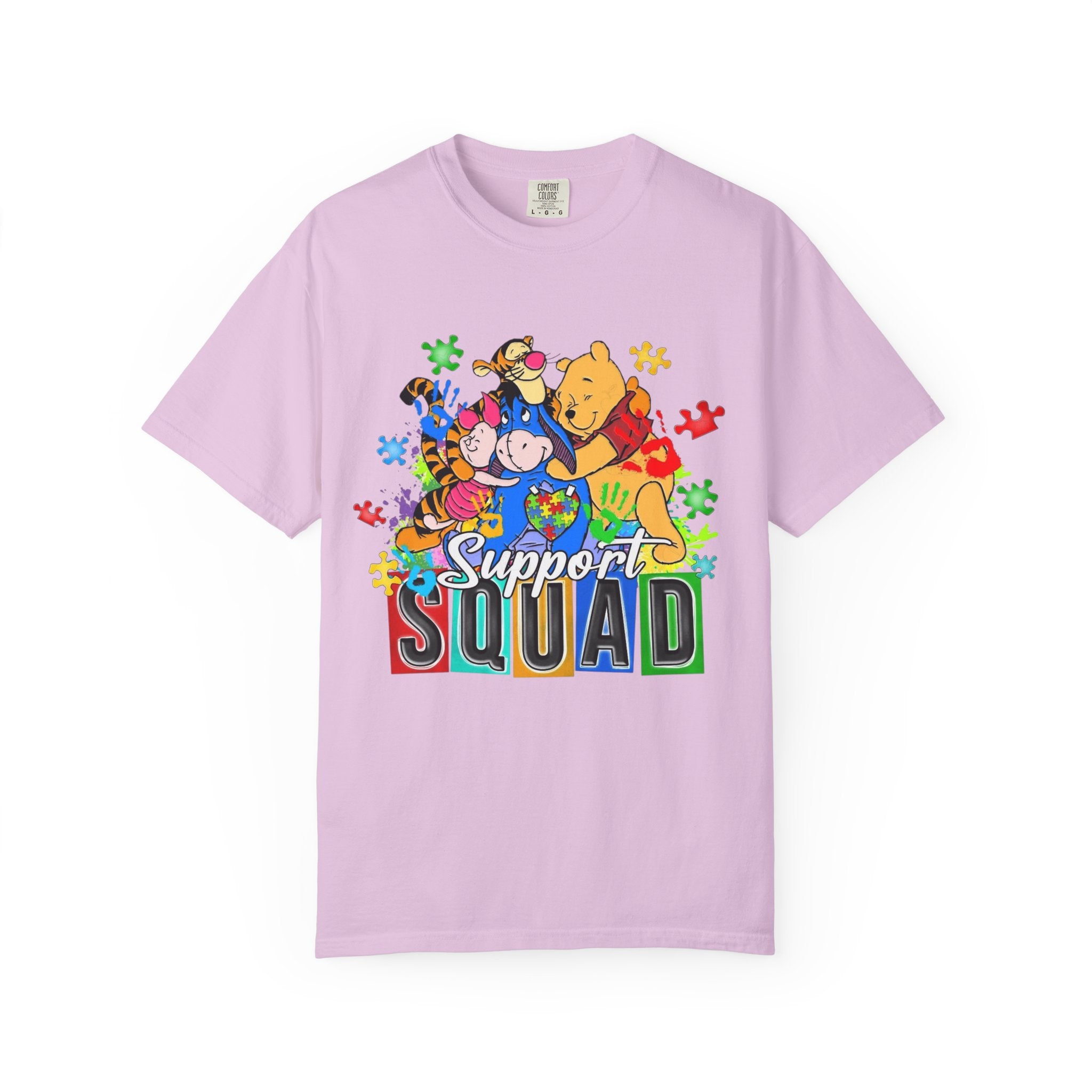 Support Squad T-Shirt — Winnie the Pooh Autism Awareness Tee