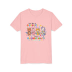 Youth Tee - "It's Not a Disability, It's a Different Ability" Rainbow Animals Autism Awareness Shirt