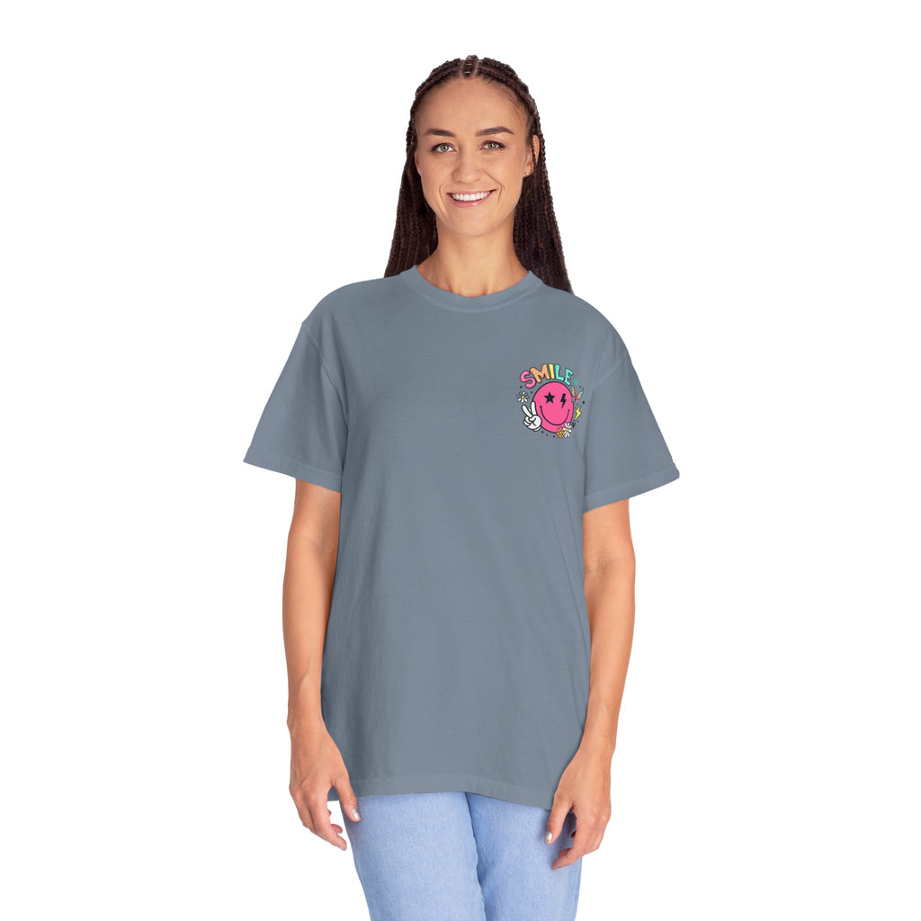 Smile Today T-Shirt — 'Be the Reason Someone Smiles Today' Retro Smiley Tee