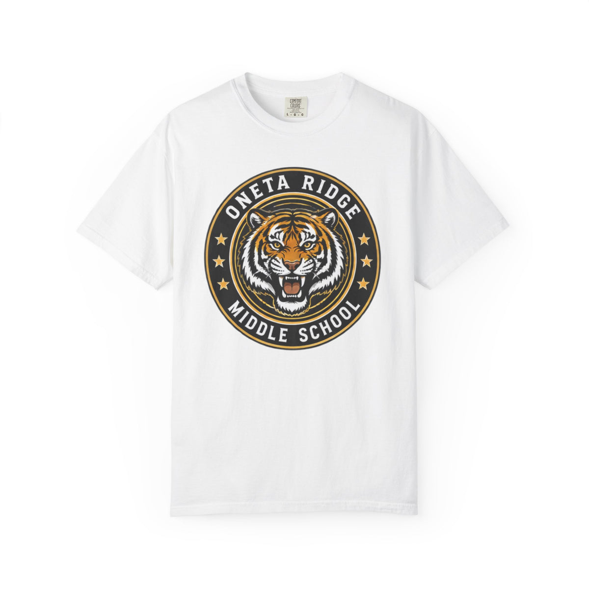 Oneta Ridge Middle School Tiger Logo T-Shirt