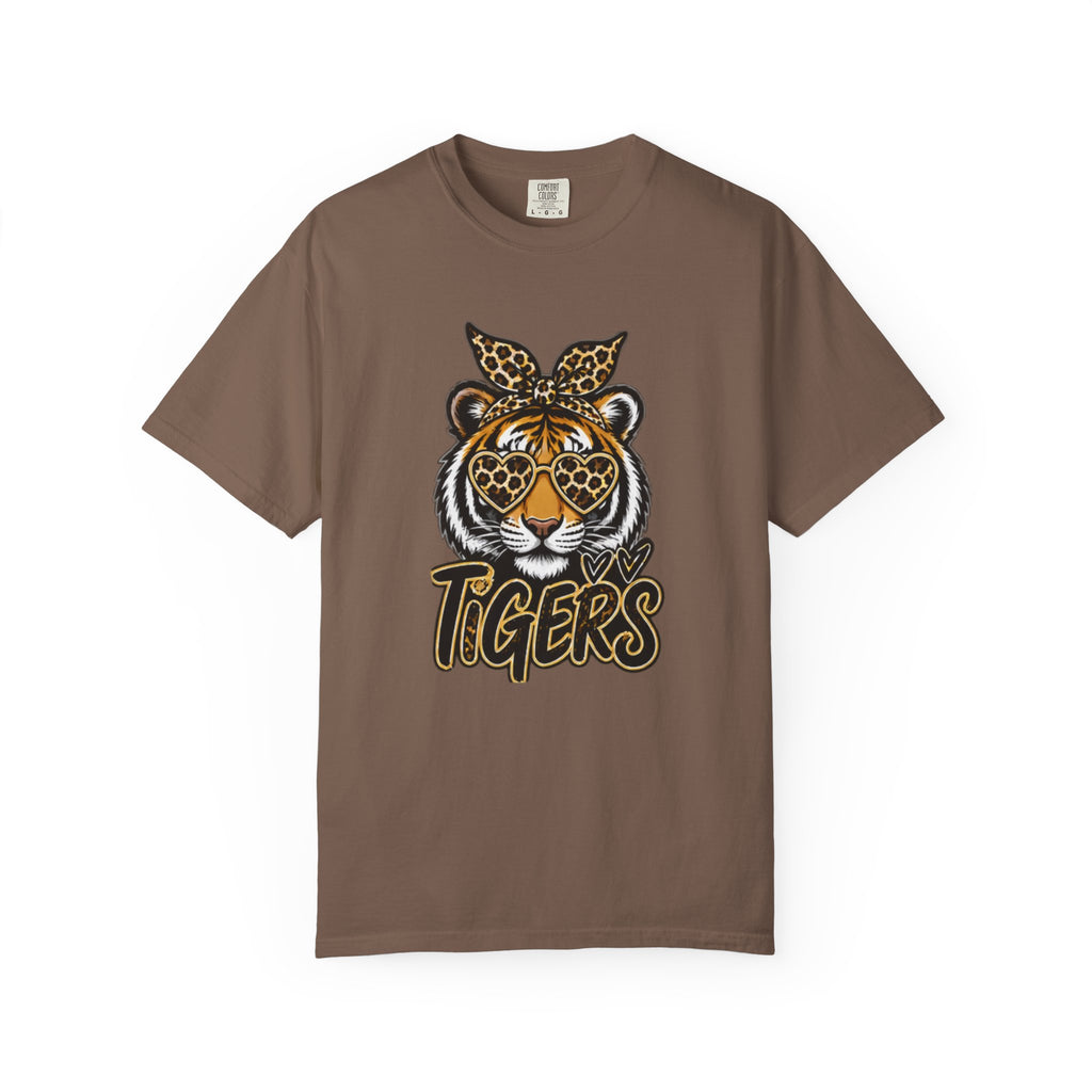 Tigers Leopard-Print Tiger Graphic Tee