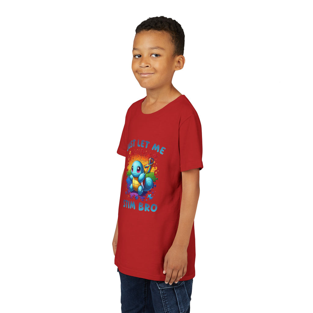 Youth Tee — "Just Let Me Stim Bro"