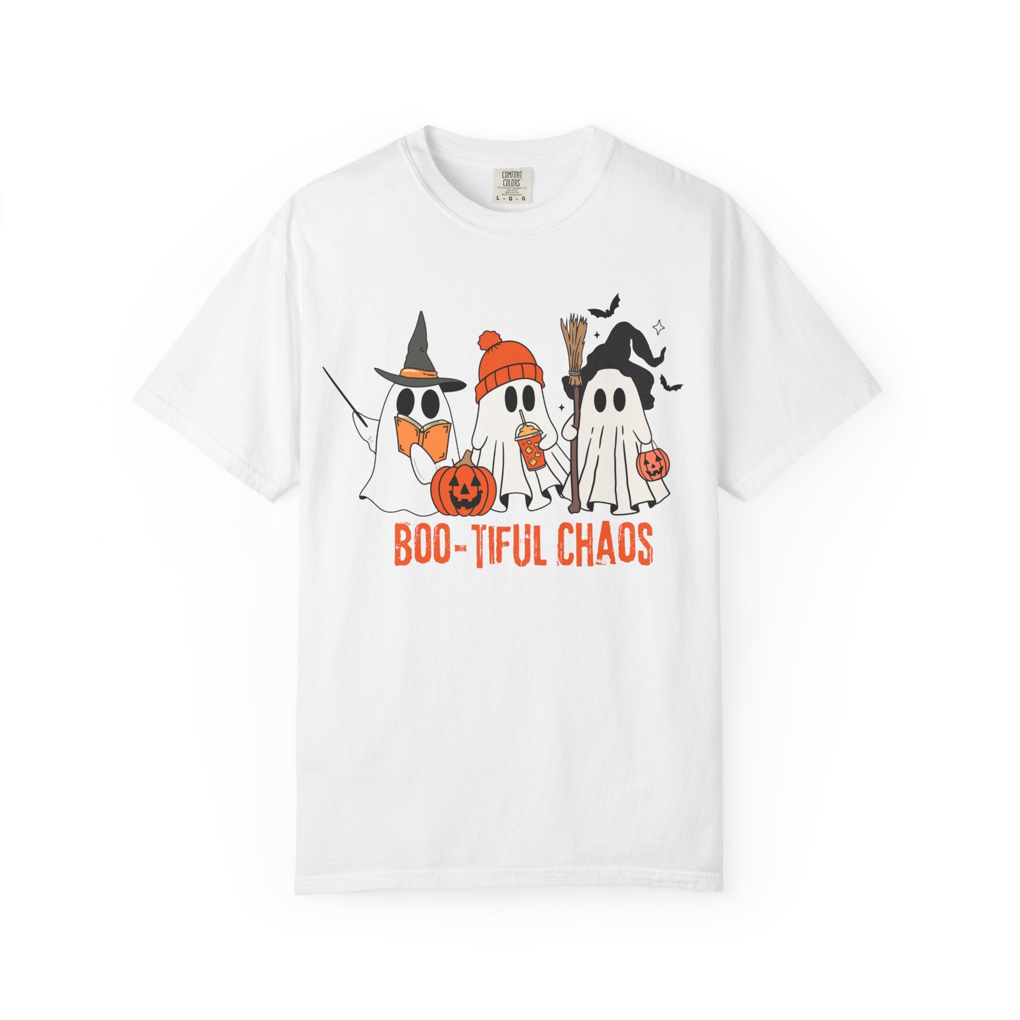Halloween Ghost T-Shirt, Boo-tiful Chaos