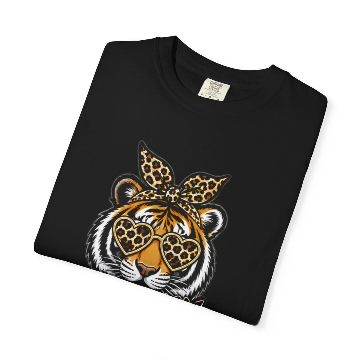 Tigers Leopard-Print Tiger Graphic Tee