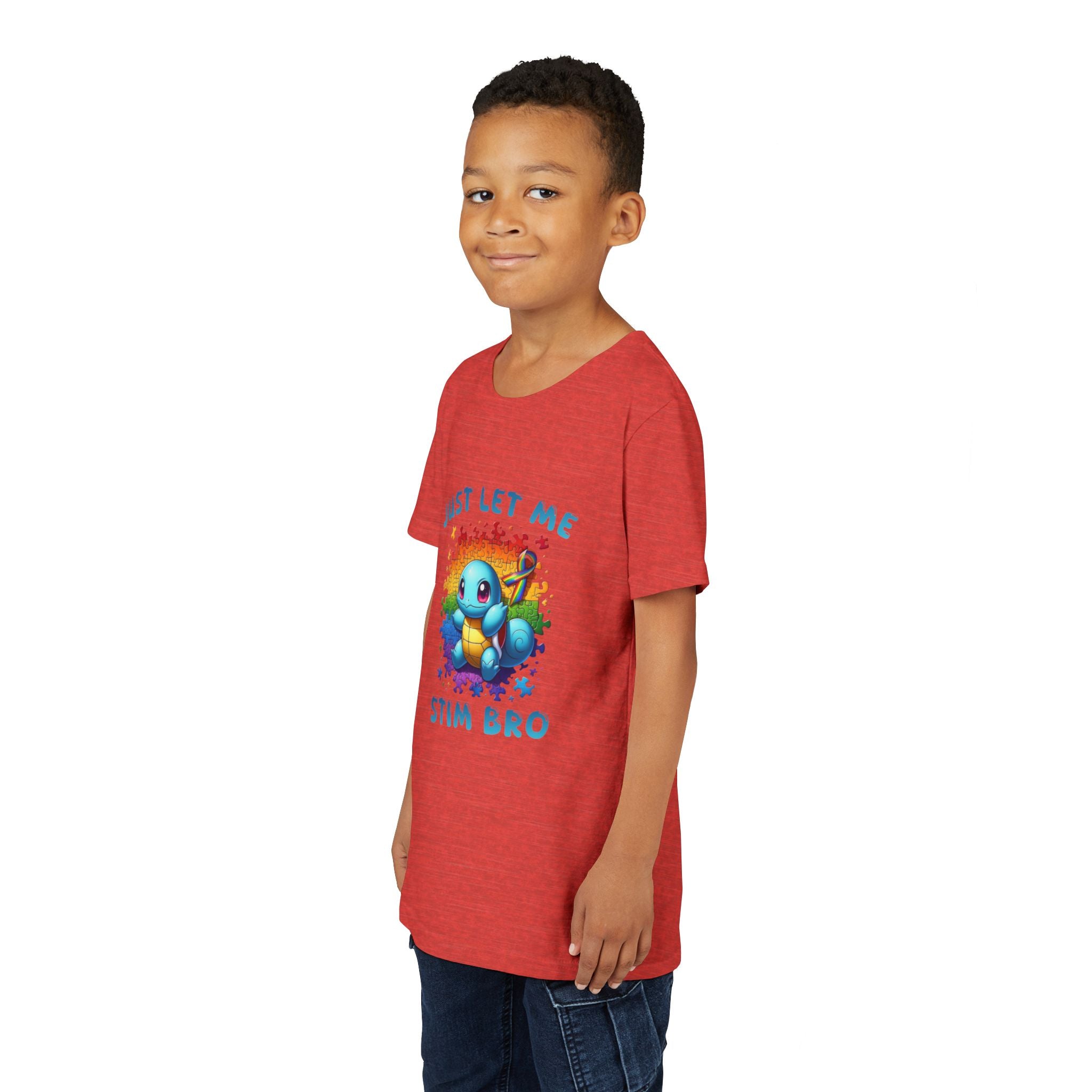 Youth Tee — "Just Let Me Stim Bro"