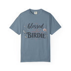 Blessed to Be Called Birdie T-Shirt — Floral Grandmother Gift