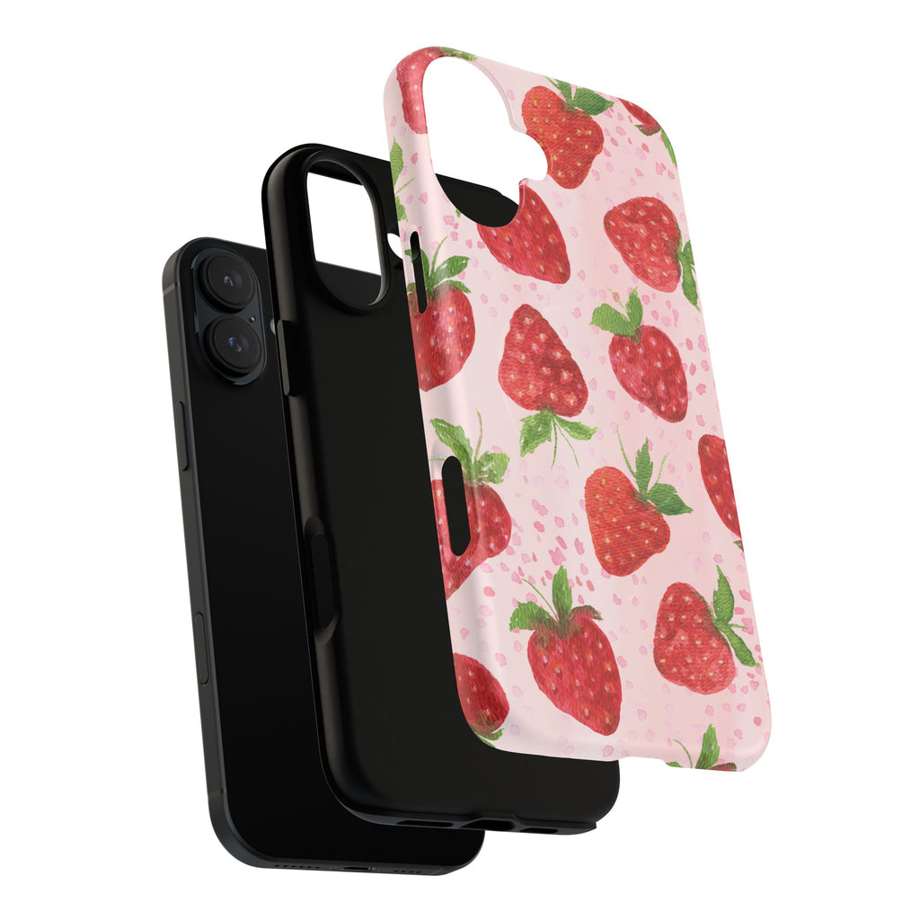 Strawberry Tough Magnetic Phone Cases