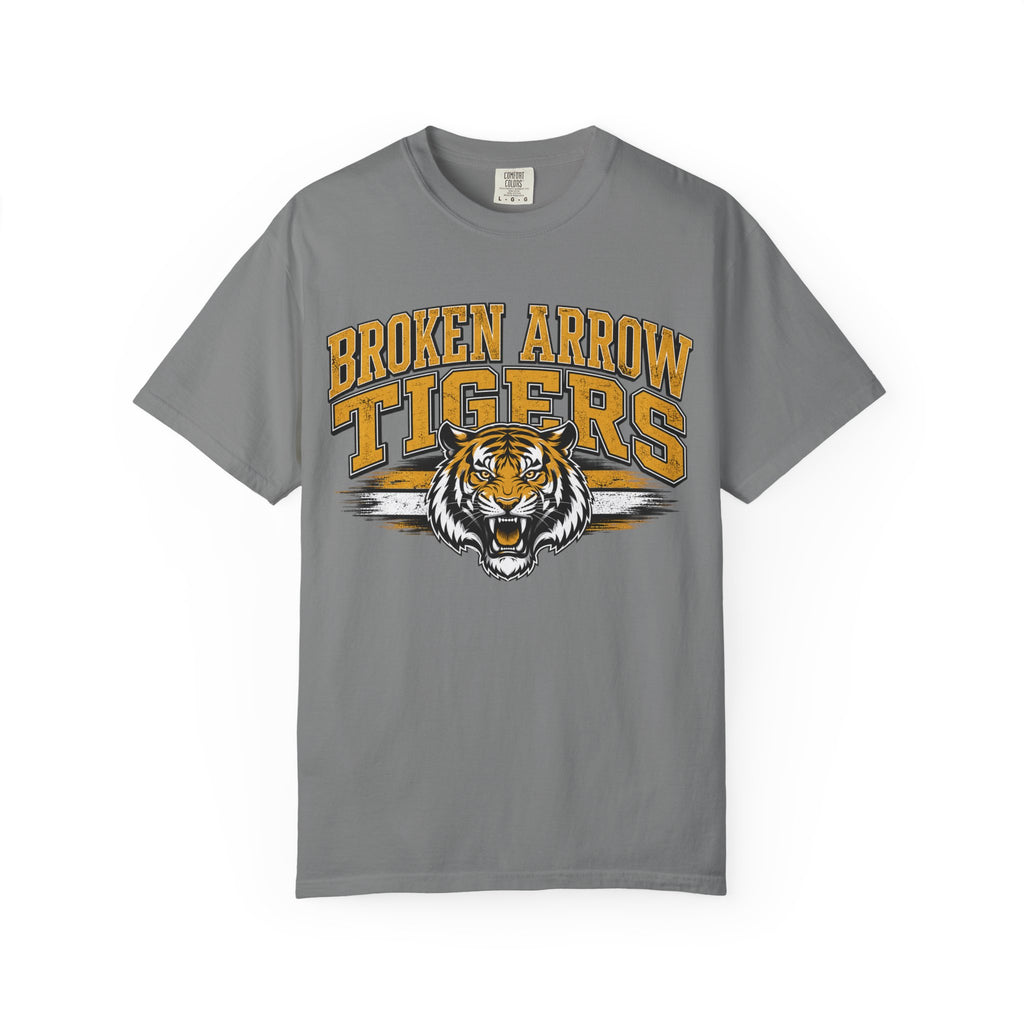 Broken Arrow Tigers Vintage Tiger Head T-Shirt