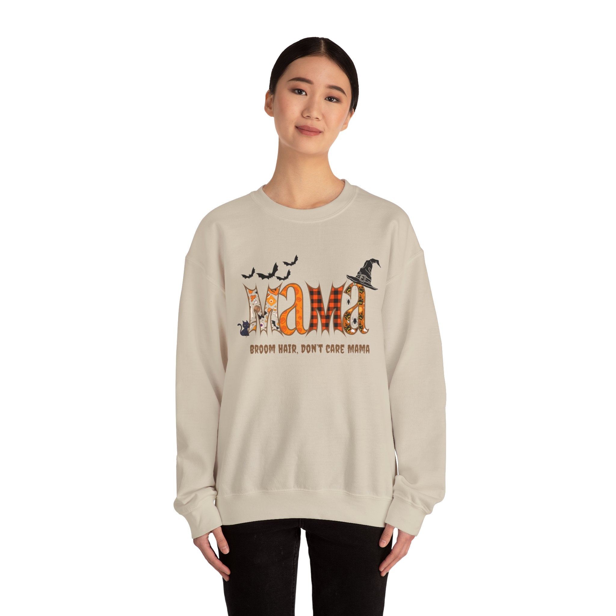 Mama Don't Care Halloween Sweatshirt