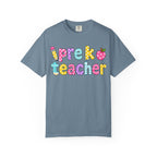 Pre k Teacher T-Shirt — "Big Hearts Shape Little Minds" Colorful School Teacher Tee