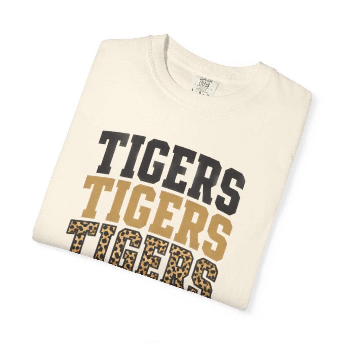 Tigers Graphic T-Shirt — Oneta Ridge Leopard Print School Spirit Tee