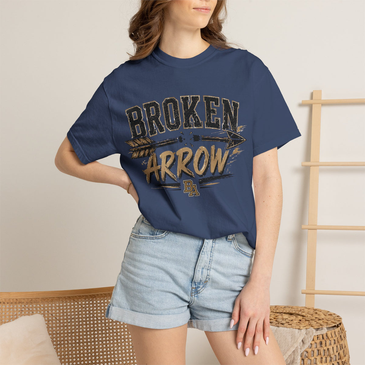 Broken Arrow Graphic T-Shirt — Rustic Arrow Logo Tee