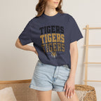 Tigers Graphic T-Shirt — Oneta Ridge Leopard Print School Spirit Tee