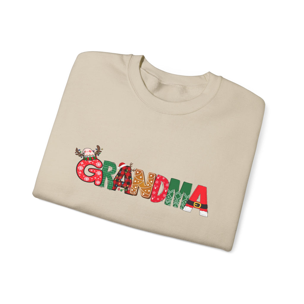 Festive Grandma Crewneck Sweatshirt