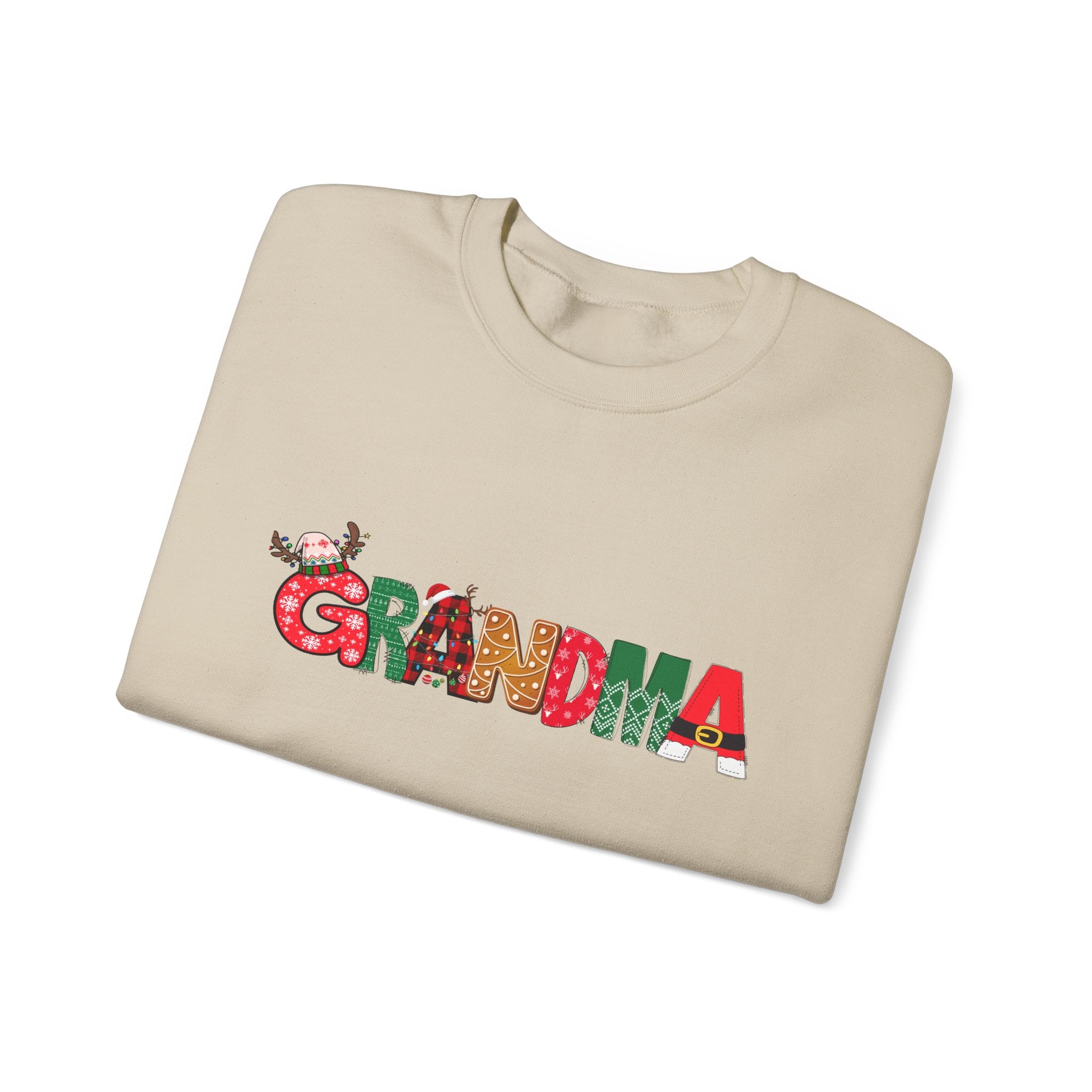 Festive Grandma Crewneck Sweatshirt