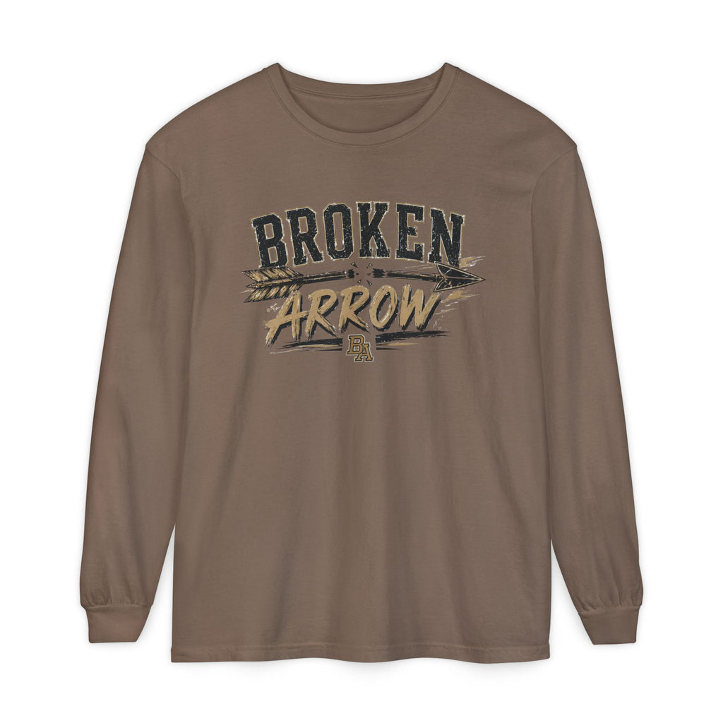 Broken Arrow Long Sleeve T-Shirt – Vintage Arrow Graphic