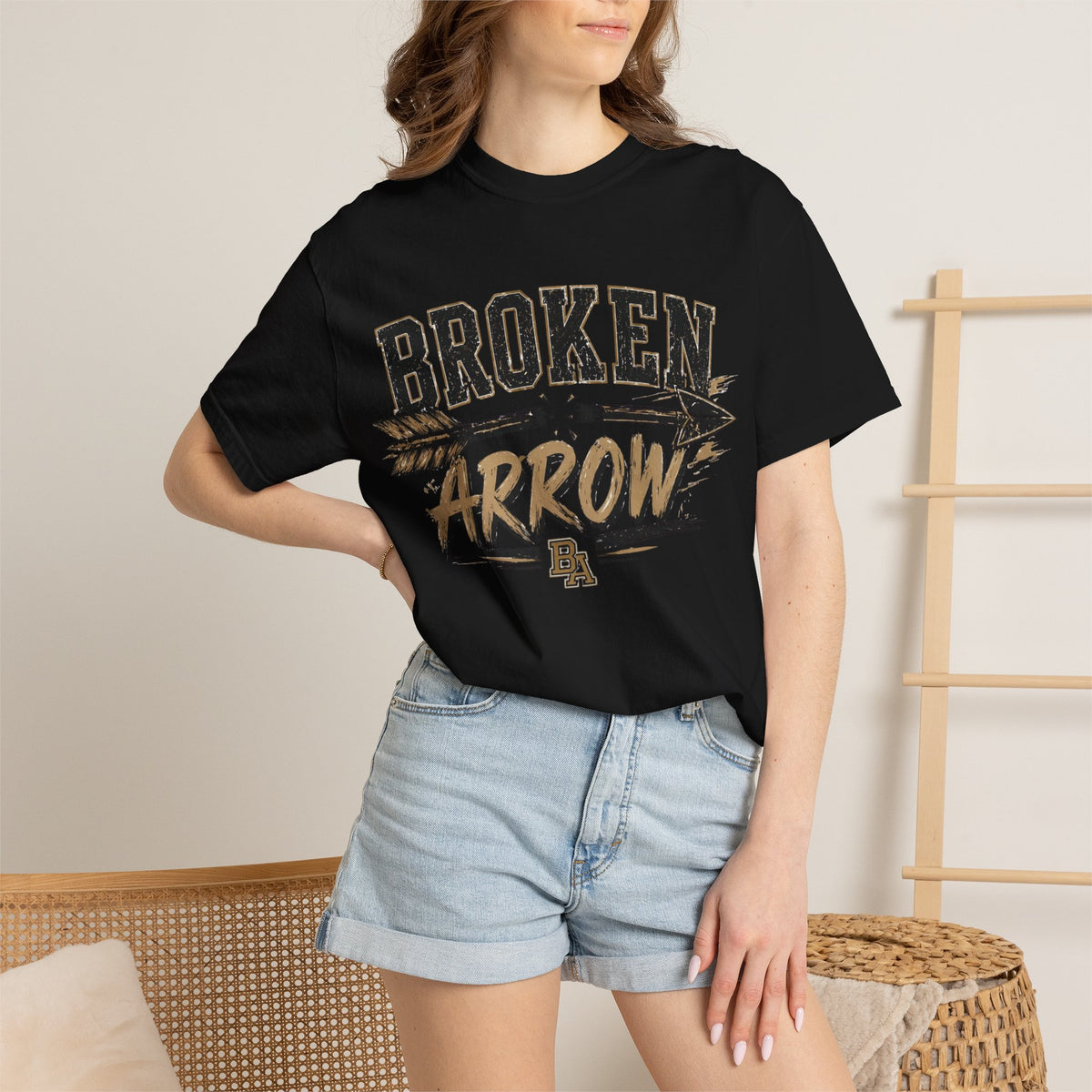Broken Arrow Graphic T-Shirt — Rustic Arrow Logo Tee